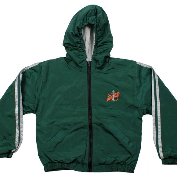 NBA Other - NWOT Seattle Supersonics NBA Reversible Jacket Green/Gray Youth 4/5 or 6/7